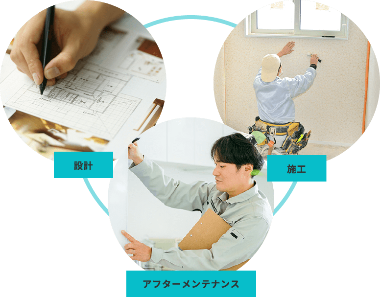 設計 施工 アフターメンテナンス